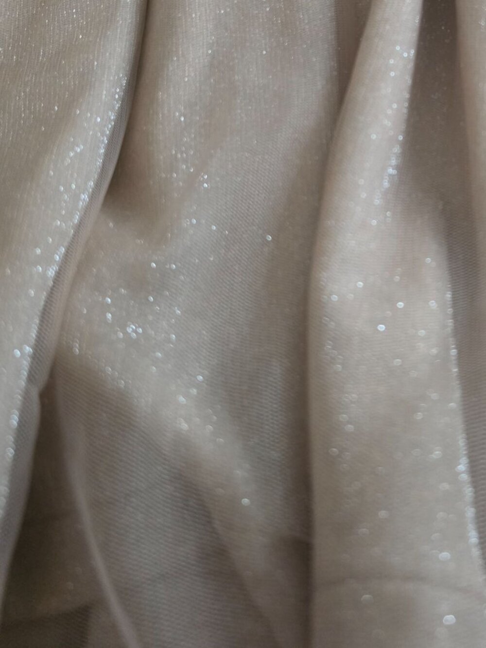 CITY TRIANGLES Gold Glitter Formal Gown W/Strappy Bodice & Rhinestone Waist - Picture 14 of 14